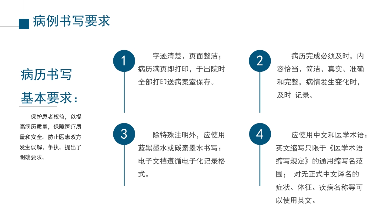 医院医疗病例书写要求规范PPT课件9