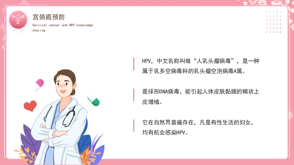女性宫颈癌和HPV小常识分享PPT课件16