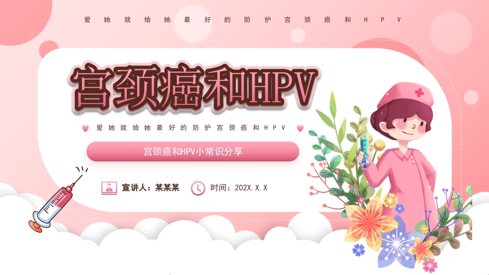 女性宫颈癌和HPV小常识分享PPT课件28