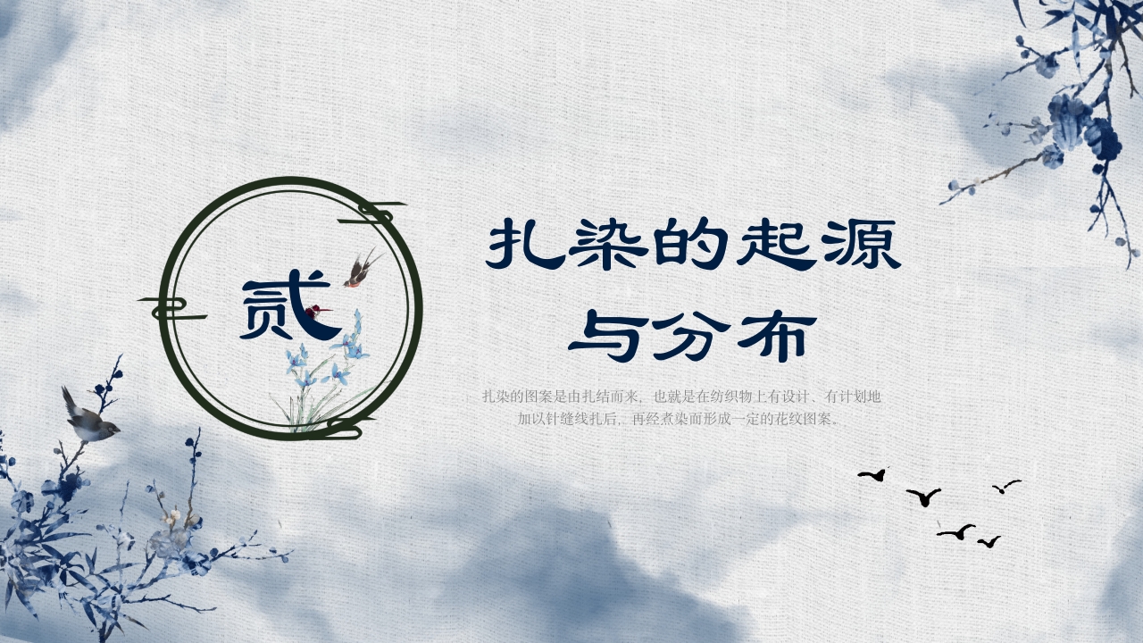 中国传统文化手工艺扎染文化知识PPT课件6