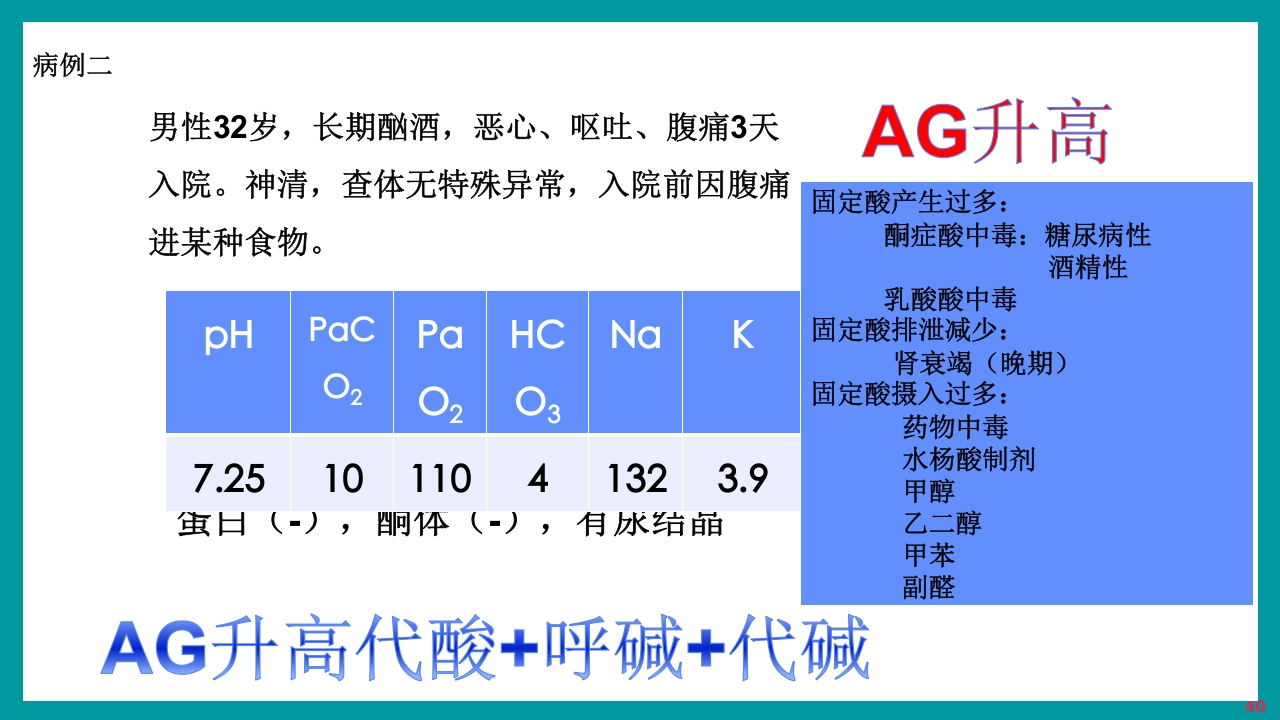酸碱平衡判断·血气分析六步法PPT课件下载40