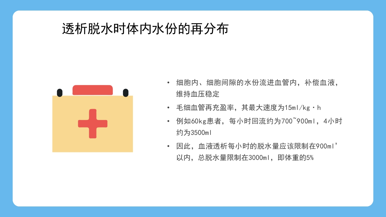血液透析患者水分控制的管理健康宣教PPT课件13