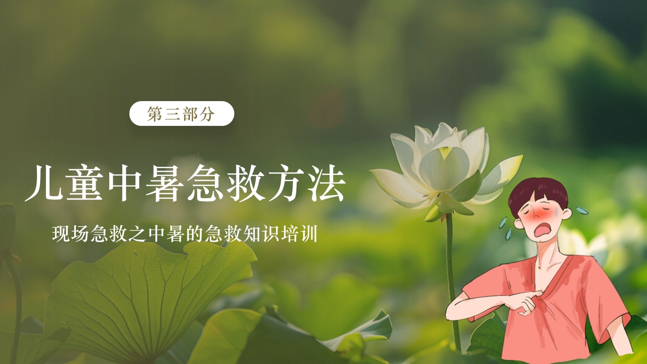 夏季现场急救之中暑的急救知识培训PPT课件15