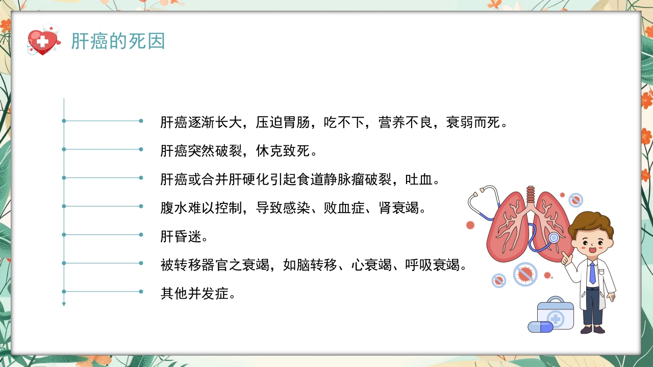 全国爱肝日肝癌的预防与治疗培训PPT课件24