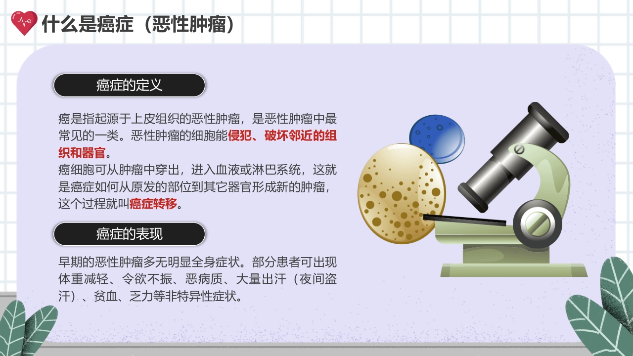 癌症的认识和预防宣传讲座科普PPT课件4