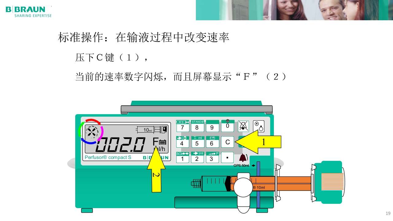 贝朗微量注射泵产品操作说明PPT课件19