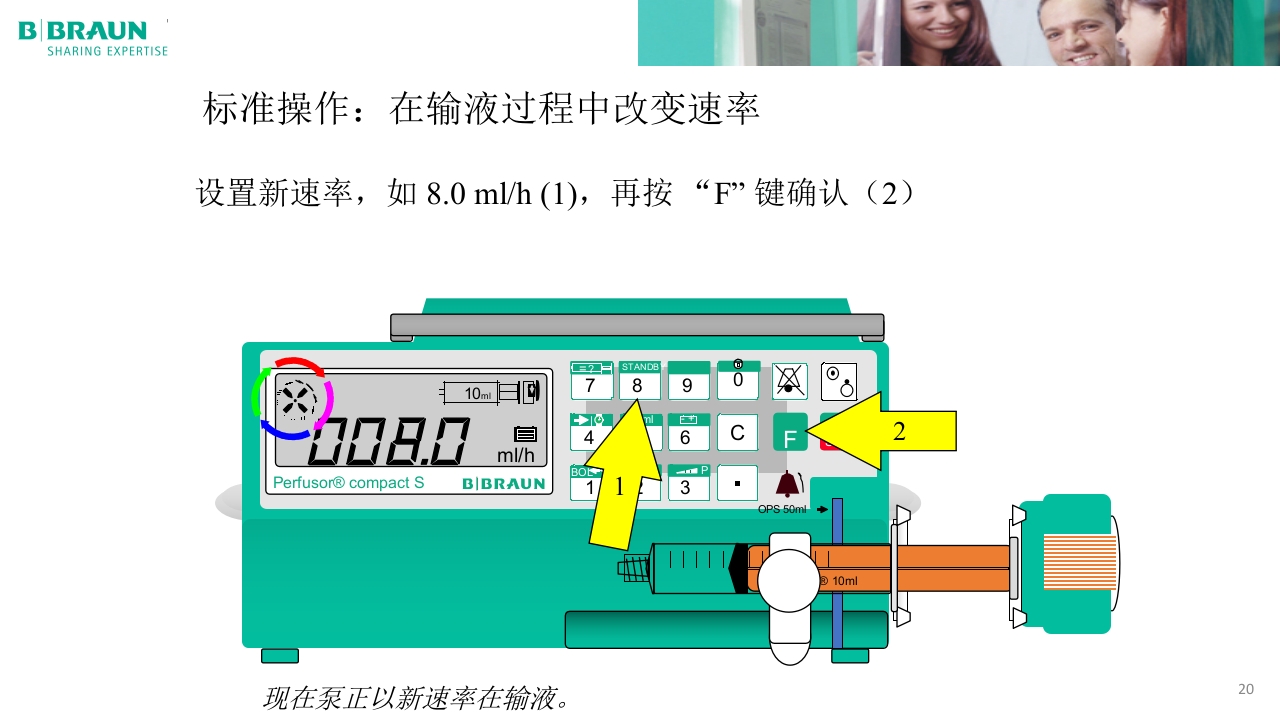 贝朗微量注射泵产品操作说明PPT课件20