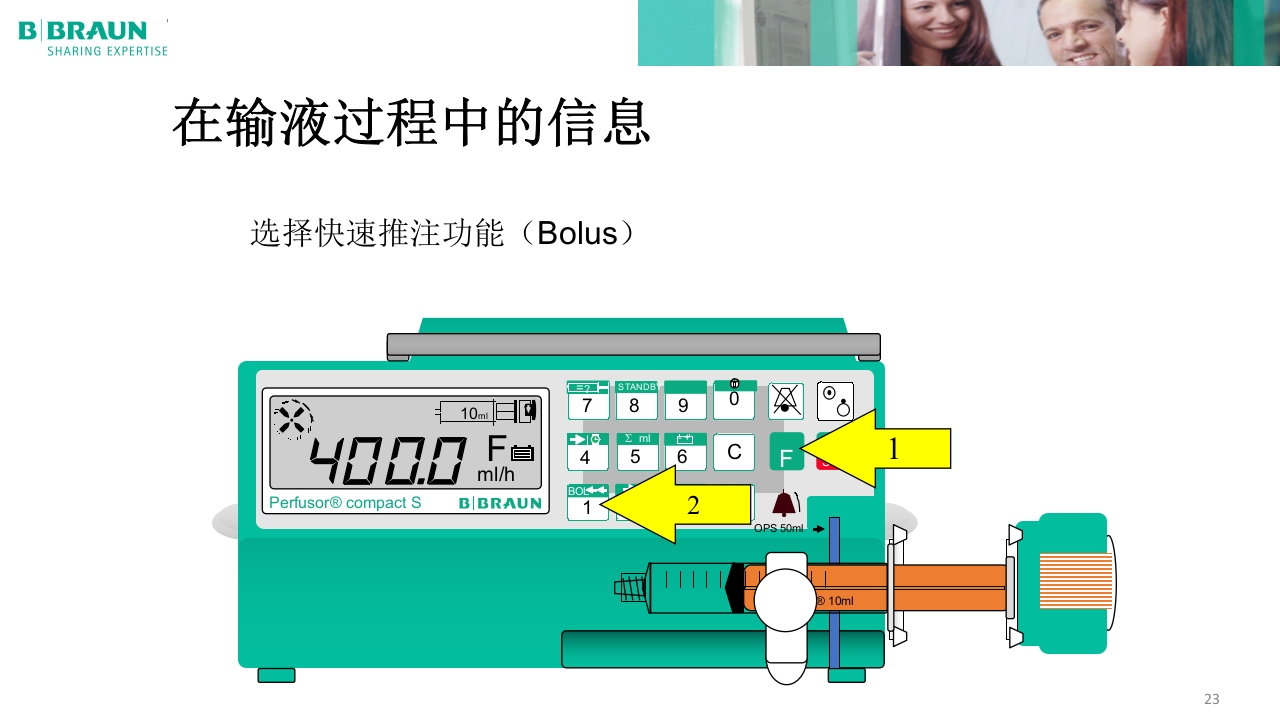 贝朗微量注射泵产品操作说明PPT课件23
