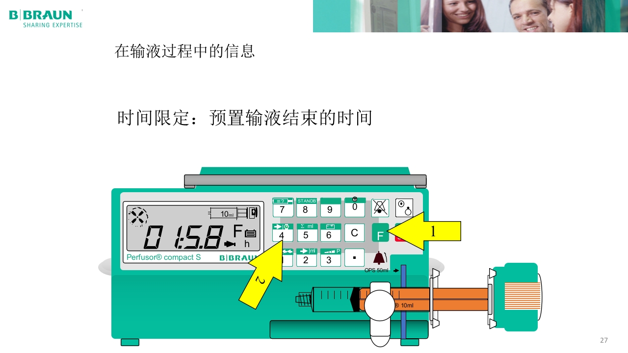 贝朗微量注射泵产品操作说明PPT课件27