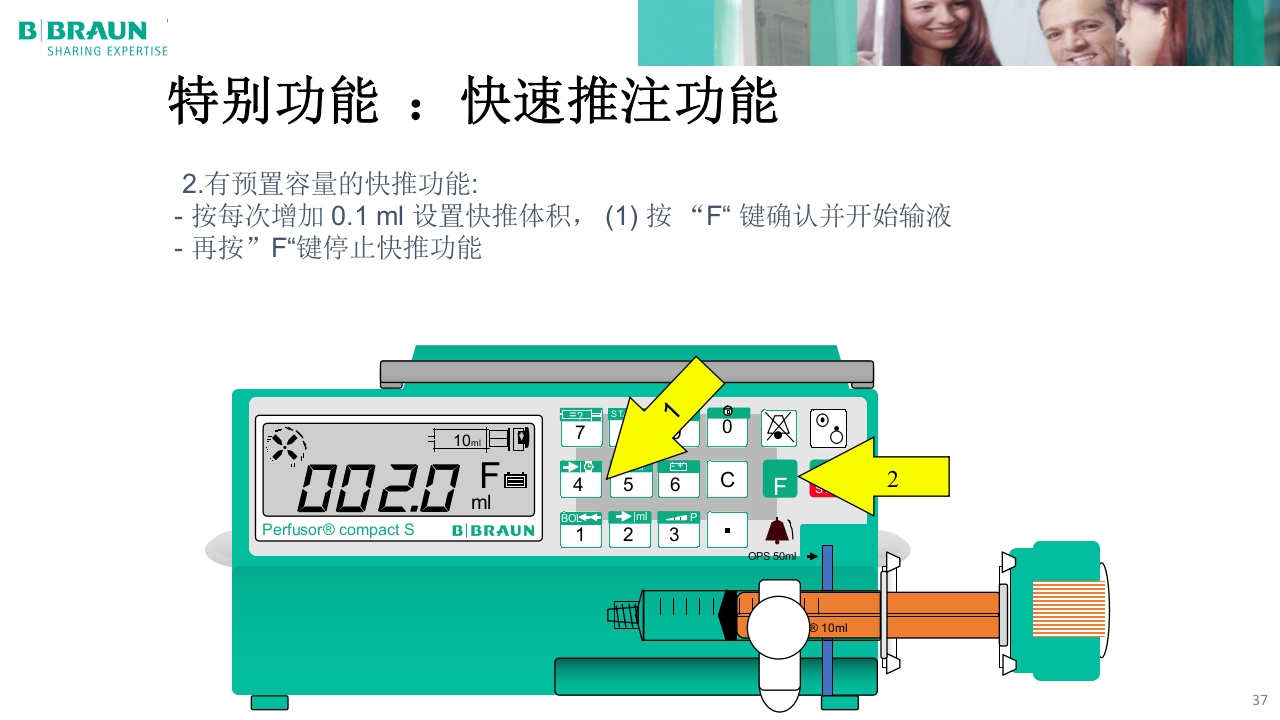 贝朗微量注射泵产品操作说明PPT课件37