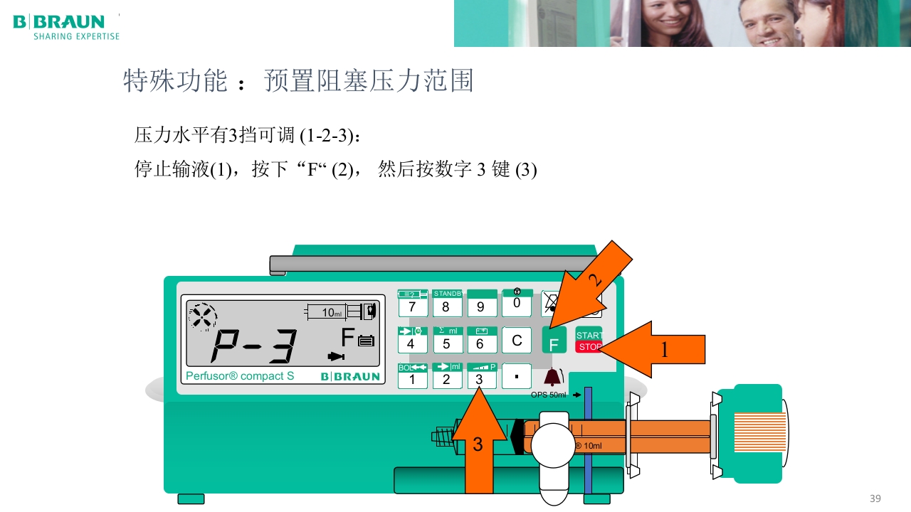 贝朗微量注射泵产品操作说明PPT课件39