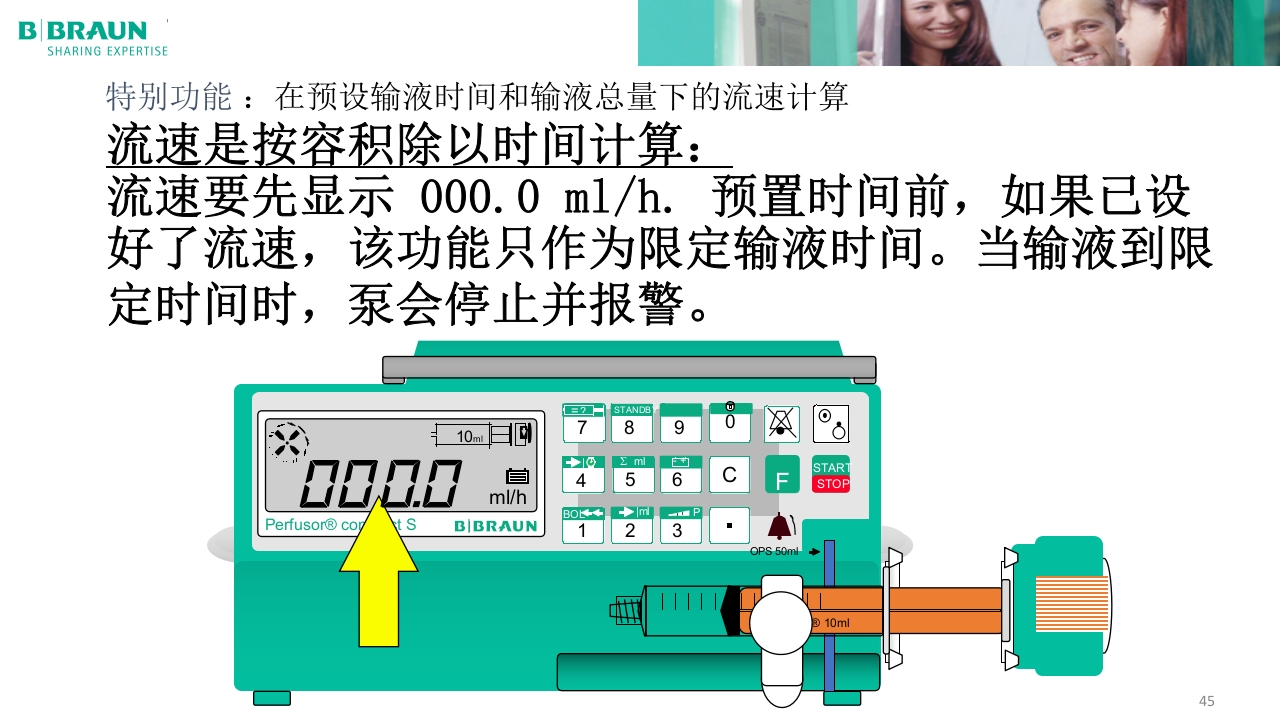 贝朗微量注射泵产品操作说明PPT课件45