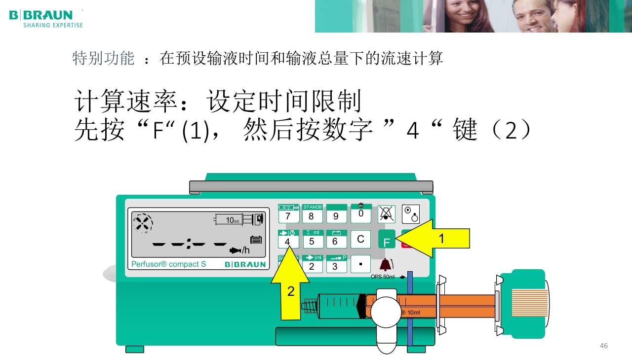 贝朗微量注射泵产品操作说明PPT课件46