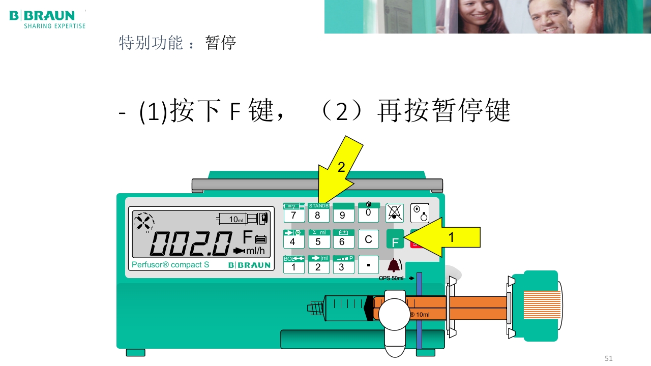 贝朗微量注射泵产品操作说明PPT课件51
