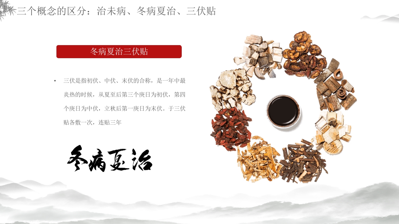 中医养生冬病夏治三伏贴介绍PPT课件23