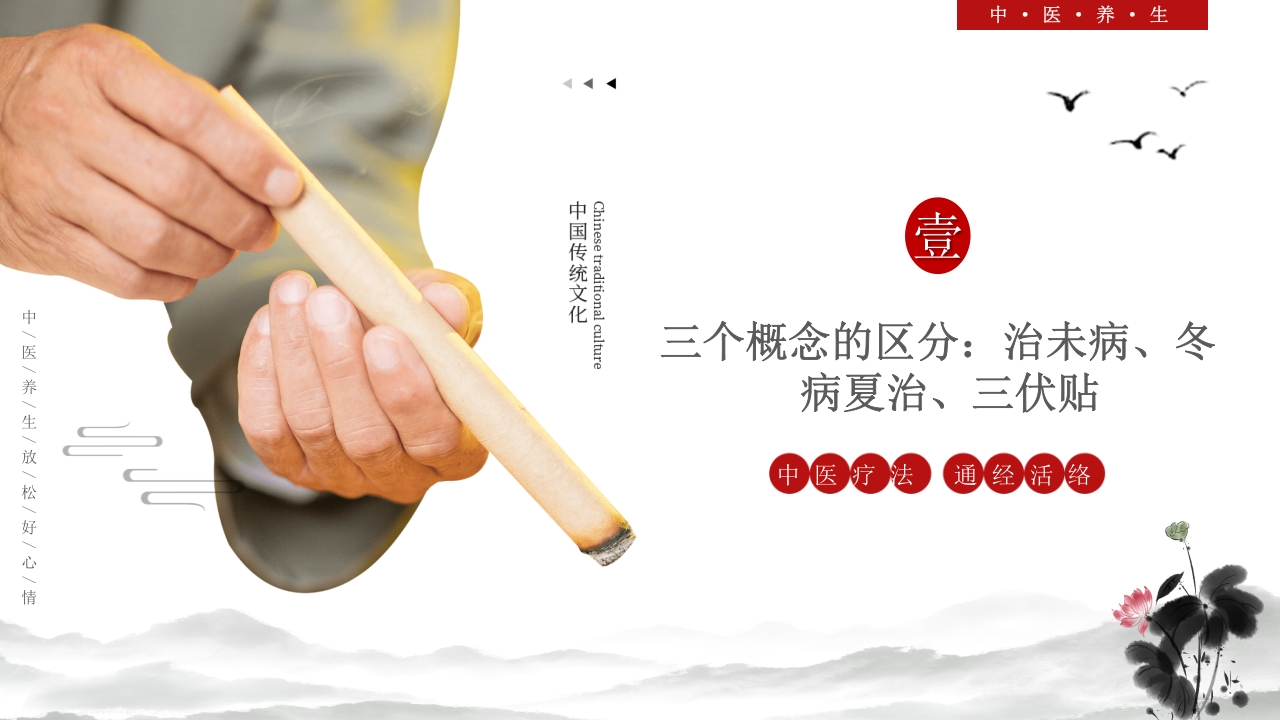 中医养生冬病夏治三伏贴介绍PPT课件3