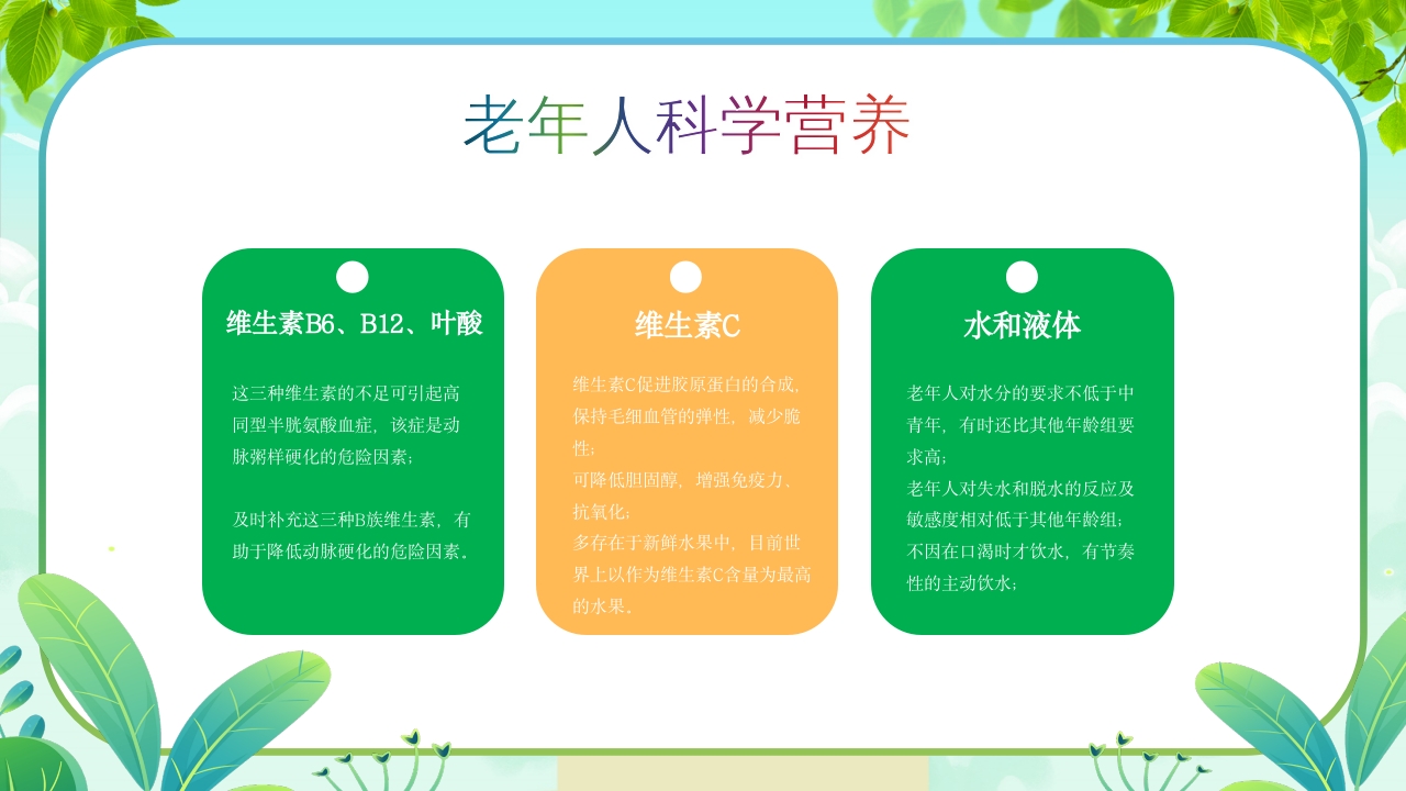 老年人营养与膳食指南PPT课件10