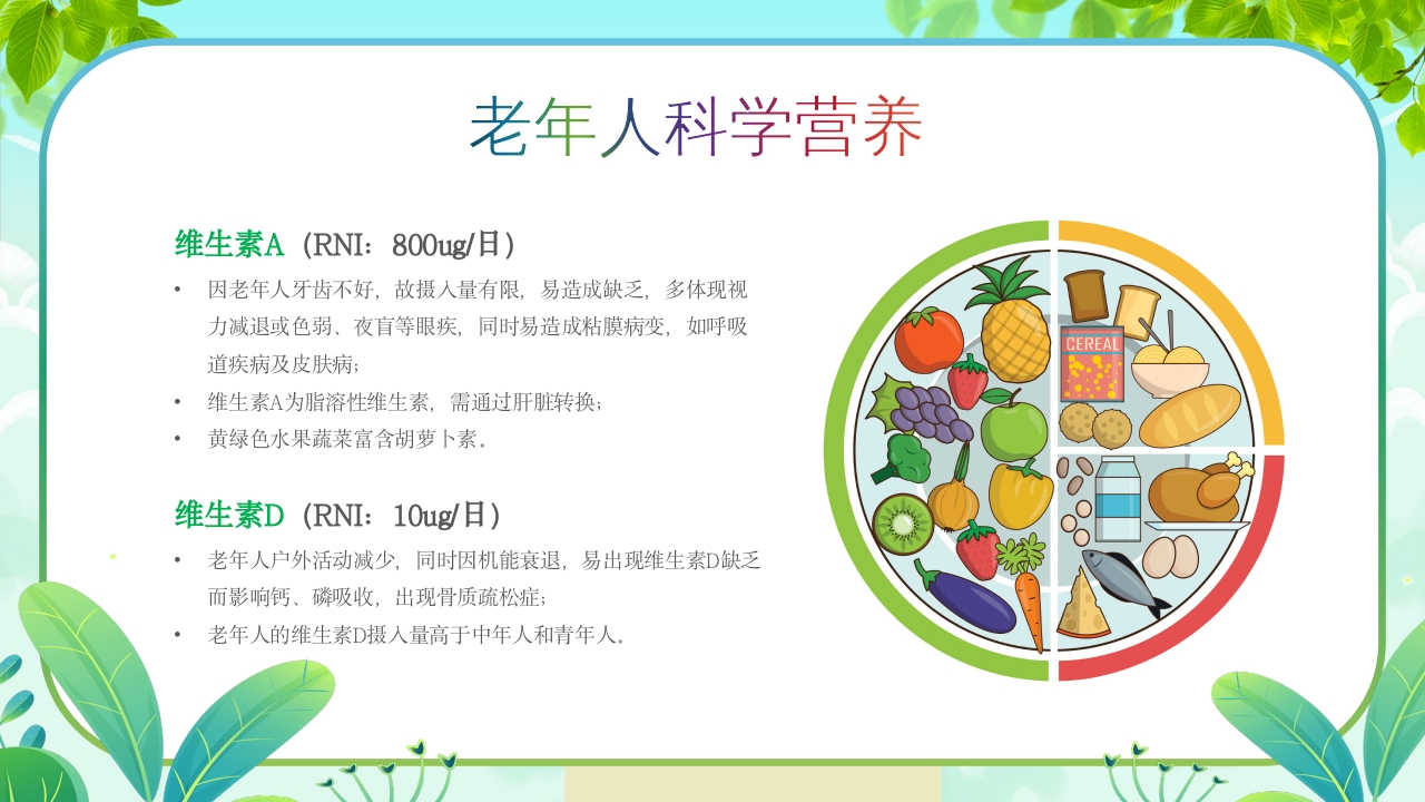 老年人营养与膳食指南PPT课件8