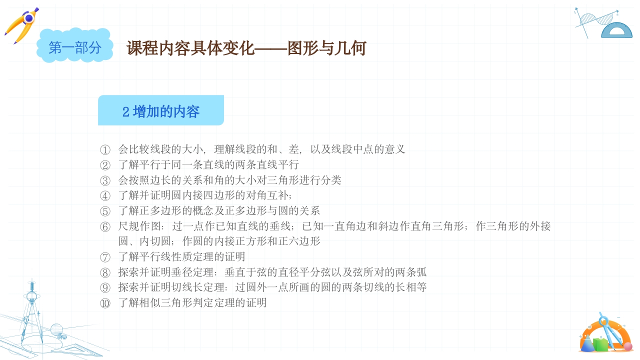 初中数学课程标准解读PPT课件13
