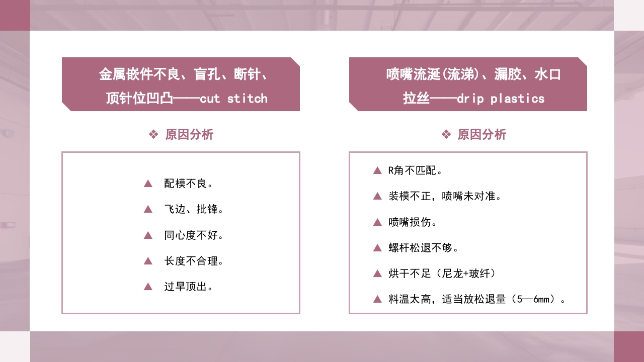 注塑成型原理及工艺流程技术培训PPT课件66