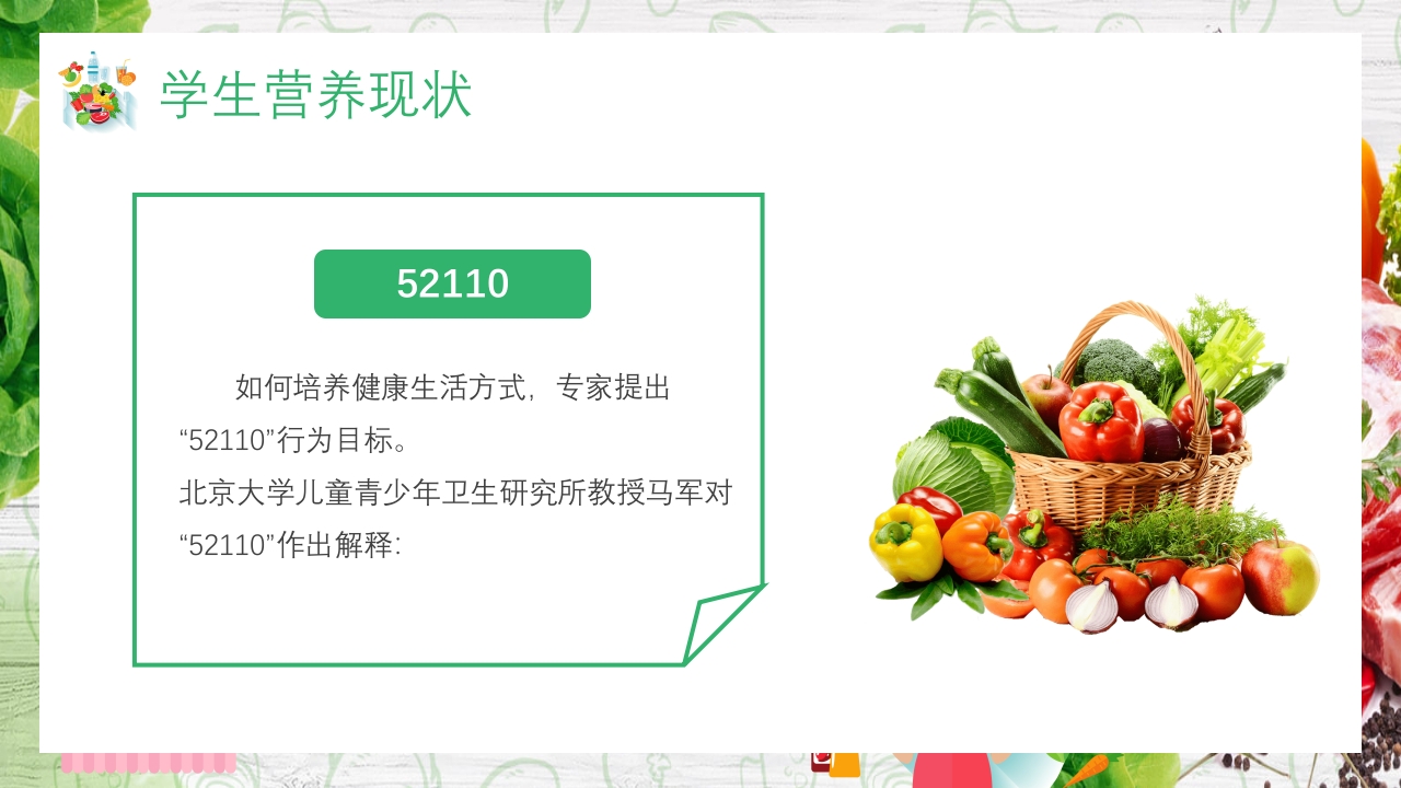 中国学生营养日主题班会PPT课件11