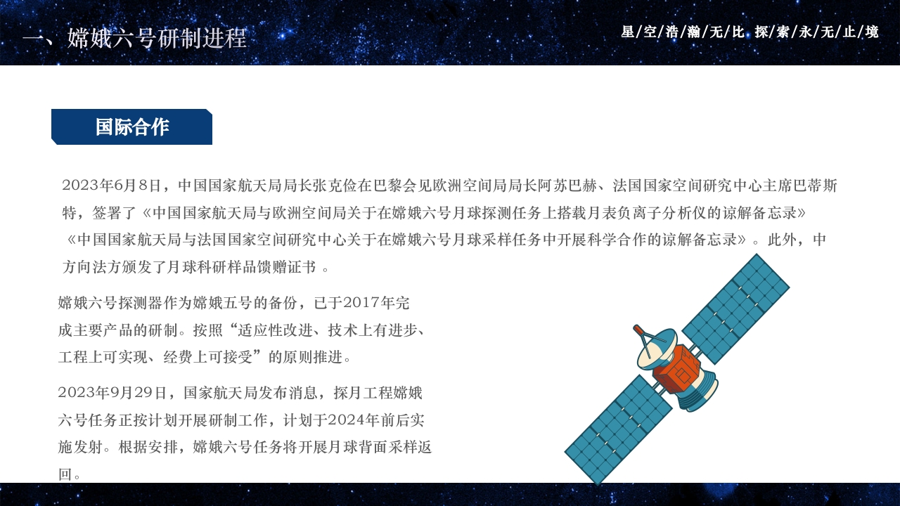 中国航天嫦娥六号探测器成功发射PPT课件15