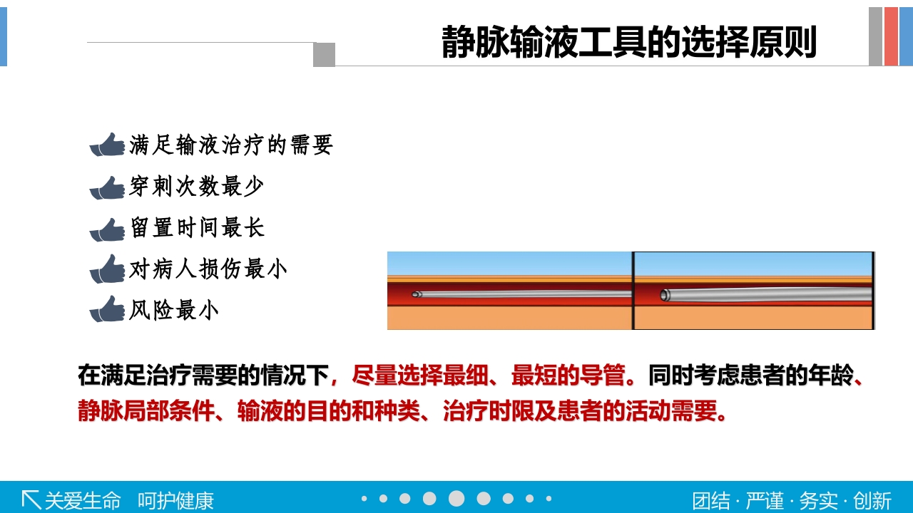 静脉输液工具的选择PPT课件58