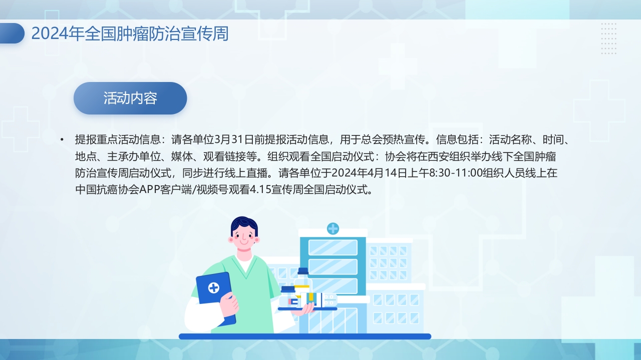 CACA指南你知我知全国肿瘤防治宣传周PPT课件6
