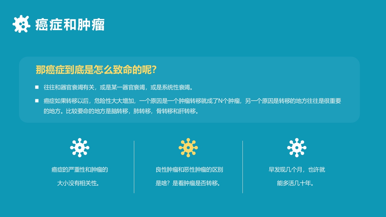 关于癌症的科普PPT课件7