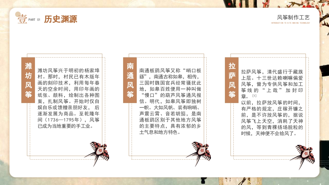 中国风非遗系列风筝制作介绍PPT课件5