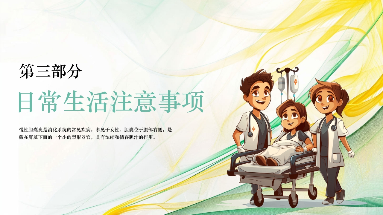 慢性胆囊炎病人健康指导PPT课件9