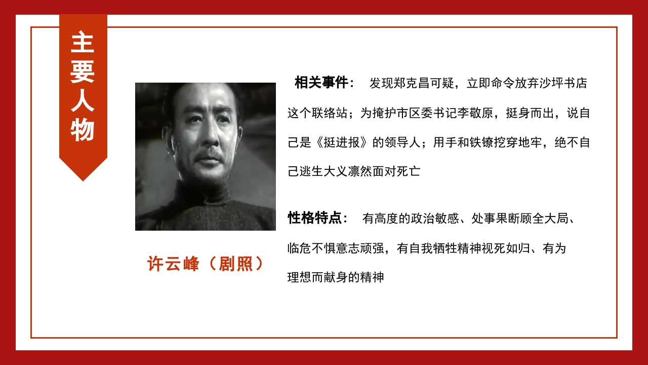 红岩读书分享PPT课件16