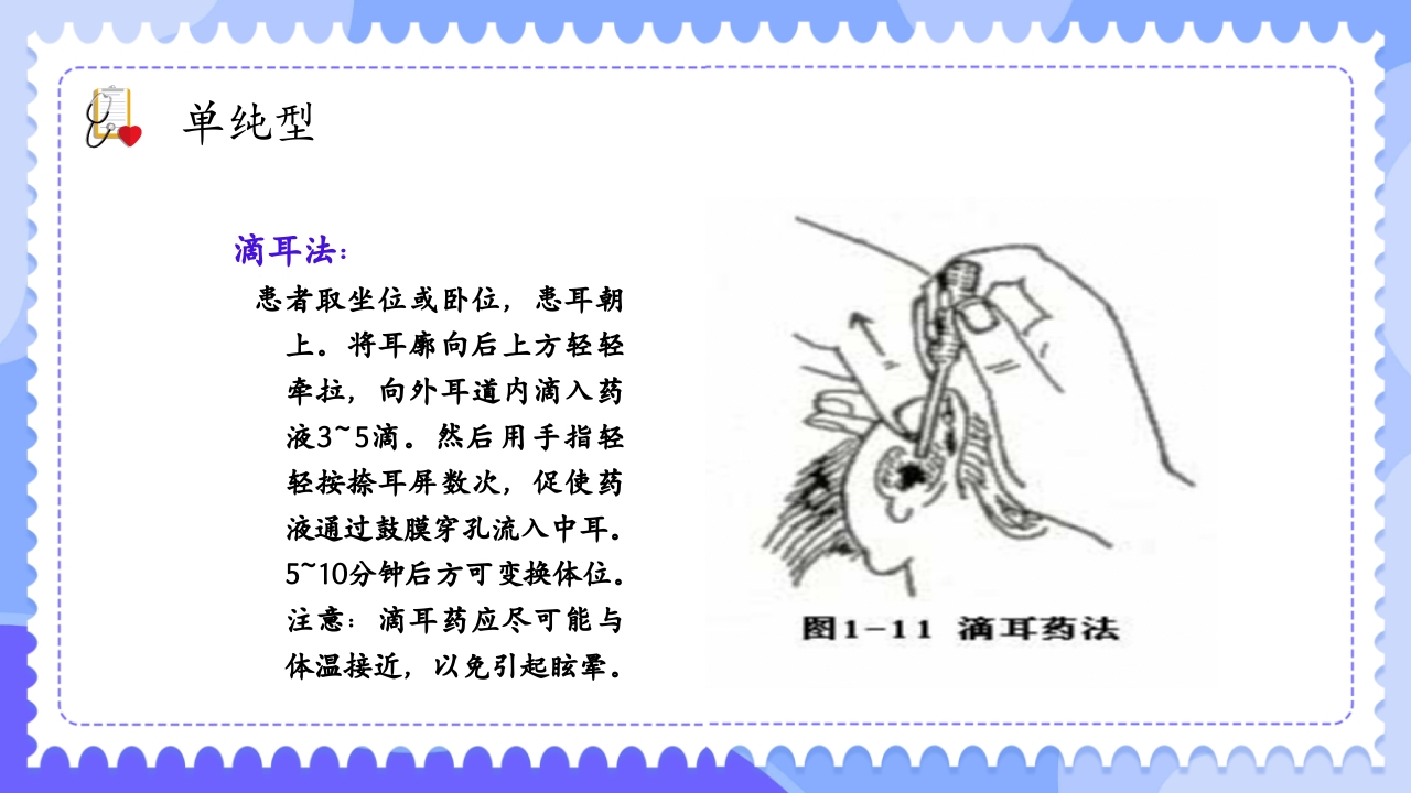 慢性化脓性中耳炎病人的护理PPT课件22
