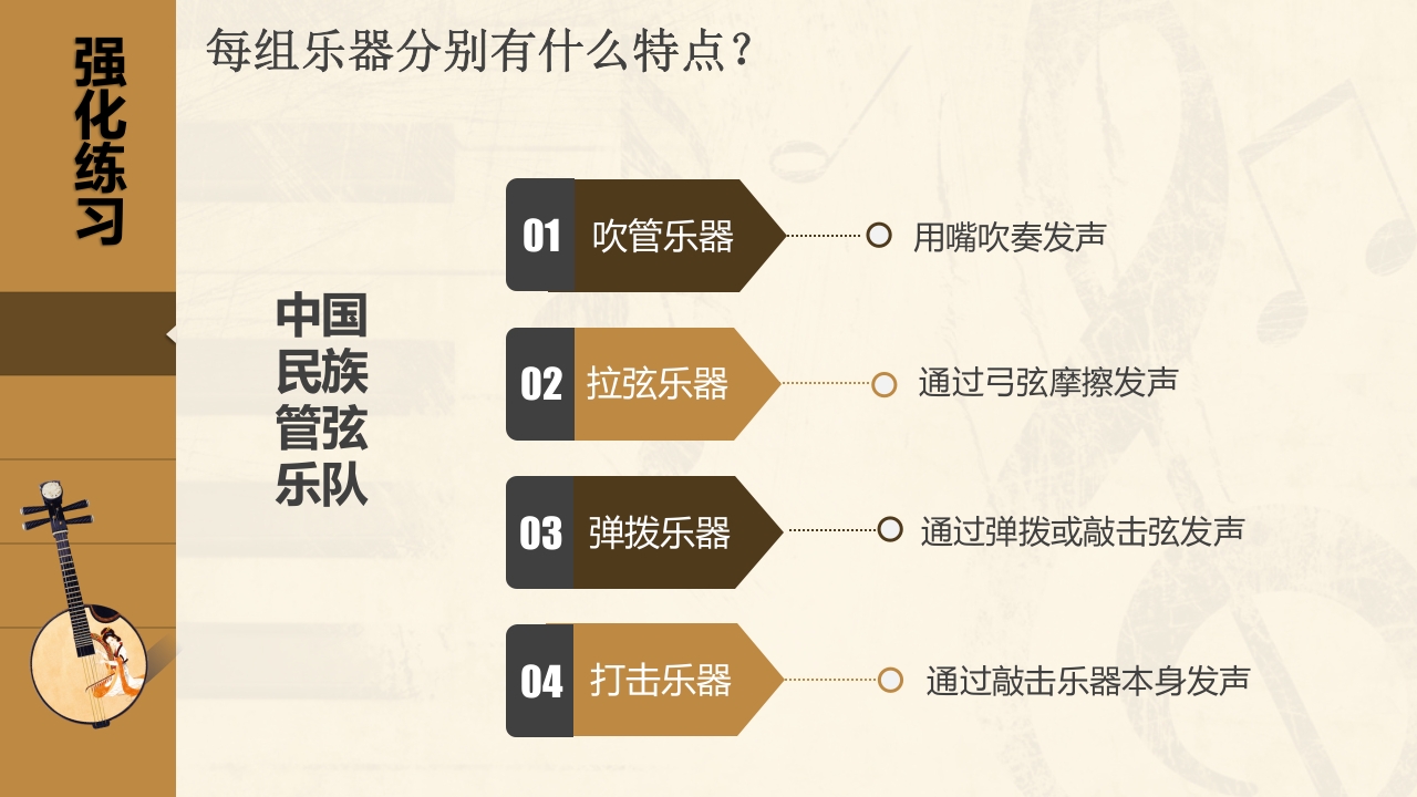 小学音乐五年级下册·中国民族管弦乐队简介PPT课件14