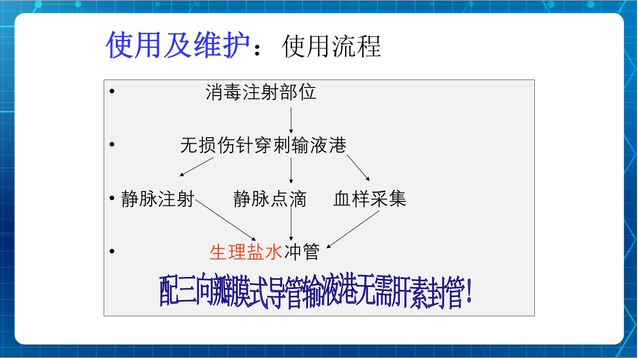 PICC与输液港的使用及维护PPT课件下载19