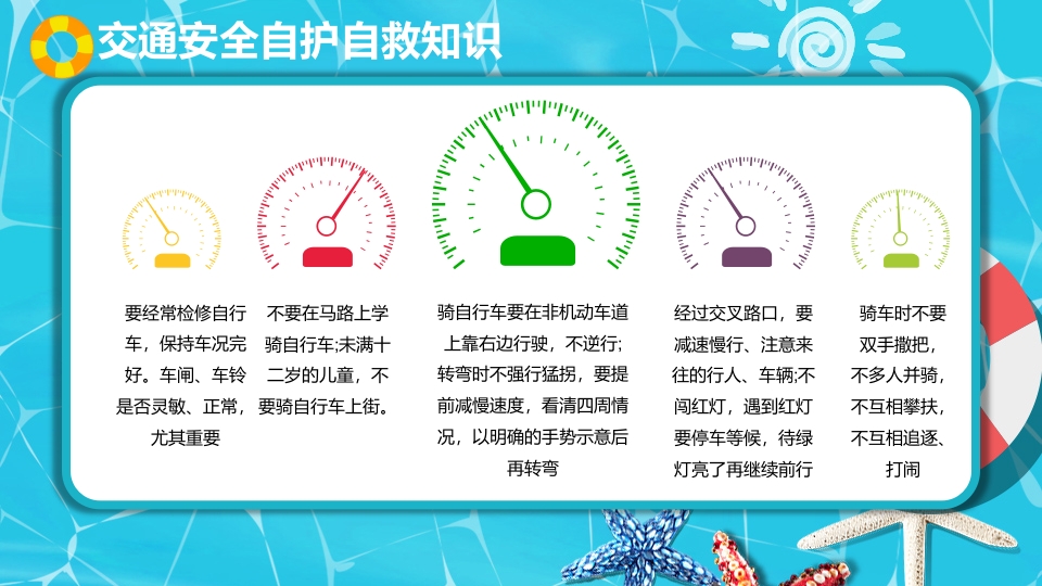 中小学生暑假安全教育PPT课件下载9