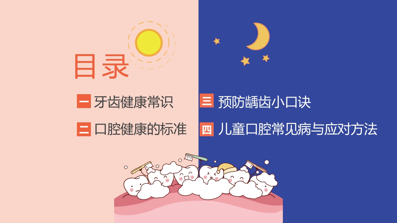 儿童口腔健康宣教牙齿护理PPT课件+视频2