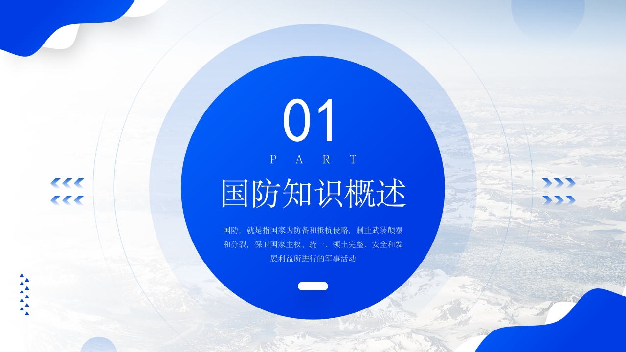 大学生国防教育日班会PPT课件下载3