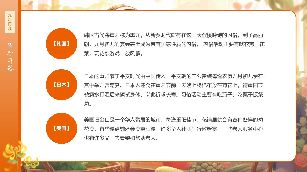 九九重阳节浓浓敬老情传统节日重阳节介绍课件14