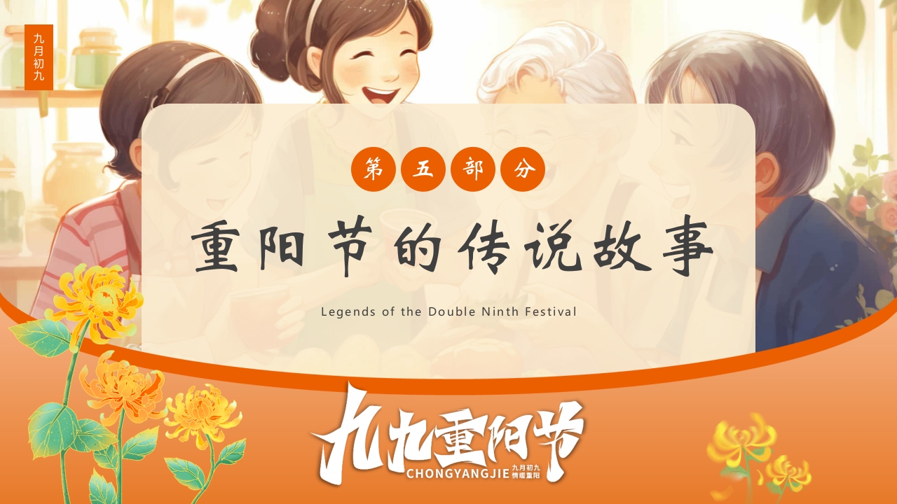 九九重阳节浓浓敬老情传统节日重阳节介绍课件23