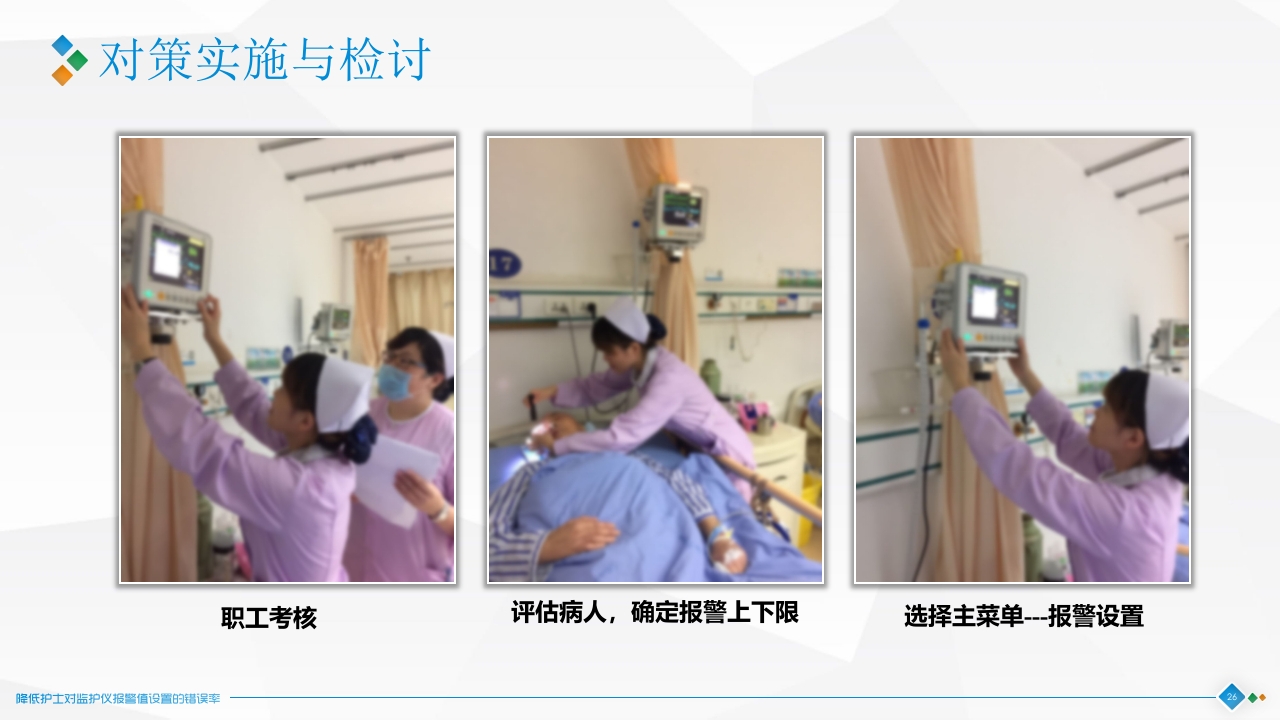 降低对监护仪报警设置的错误率·品管圈神经科PPT课件26