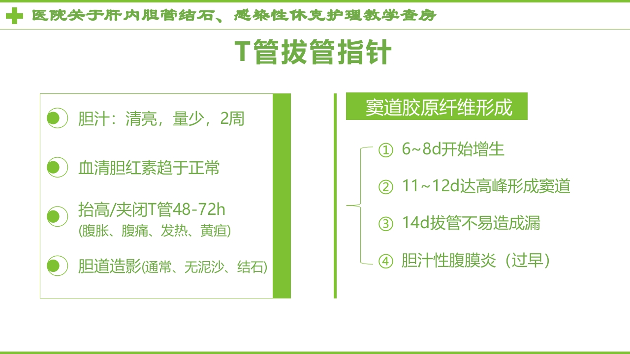 感染性休克肝胆内结石护理教学查房PPT课件4