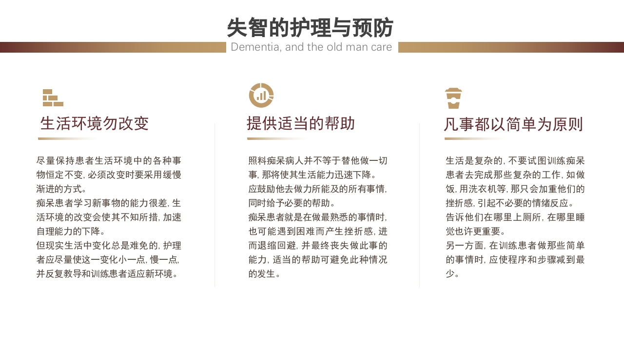 失智老人及其照护护理课件PPT14