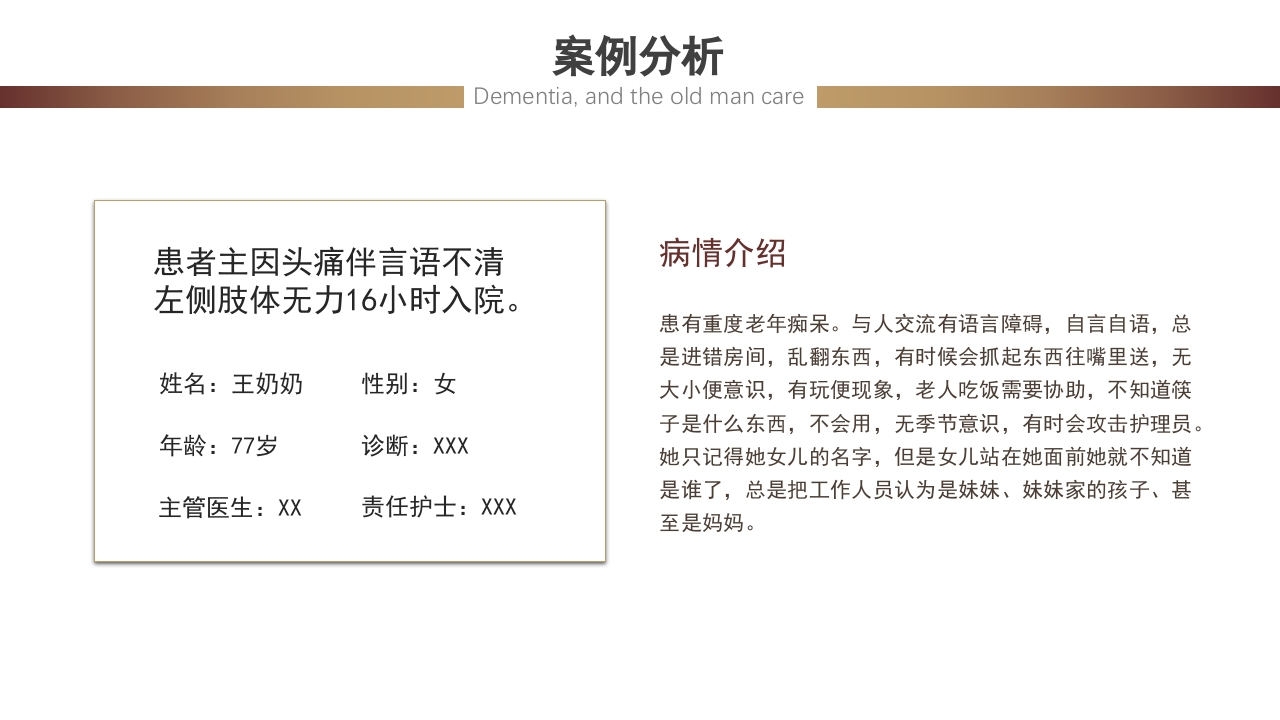 失智老人及其照护护理课件PPT32