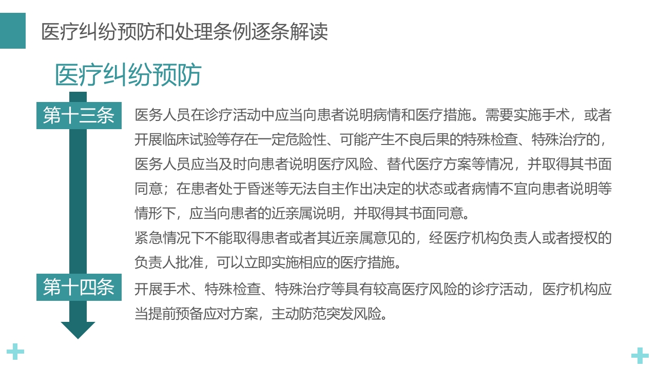 医疗纠纷预防和处理条例PPT课件24