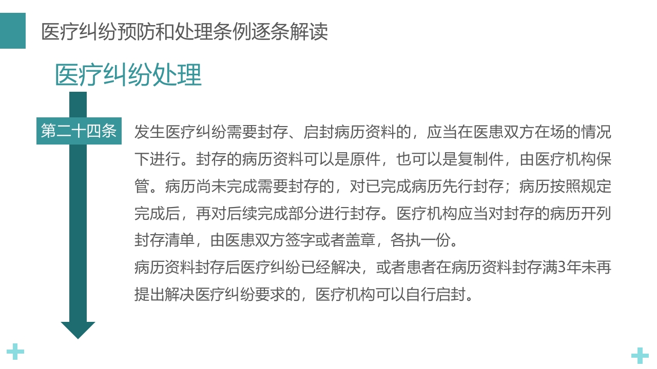 医疗纠纷预防和处理条例PPT课件30