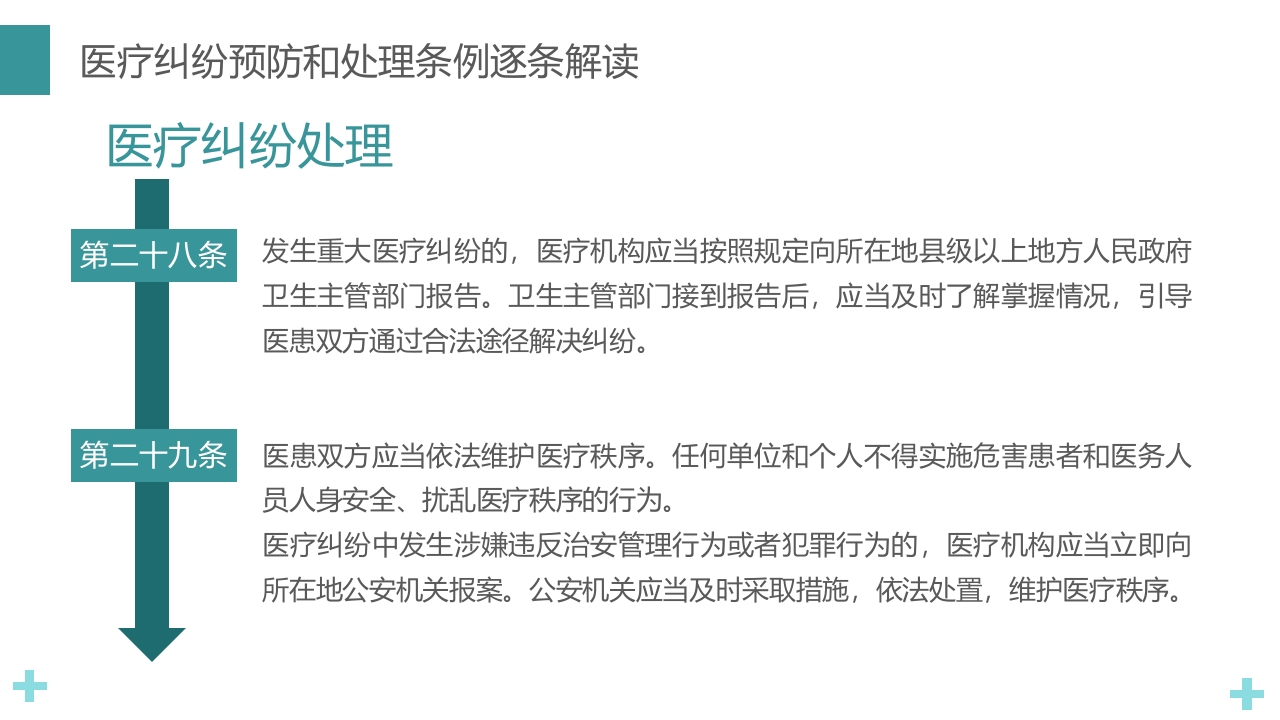 医疗纠纷预防和处理条例PPT课件33