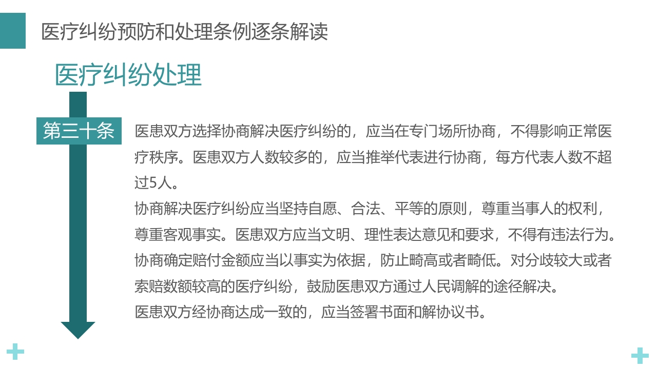 医疗纠纷预防和处理条例PPT课件34
