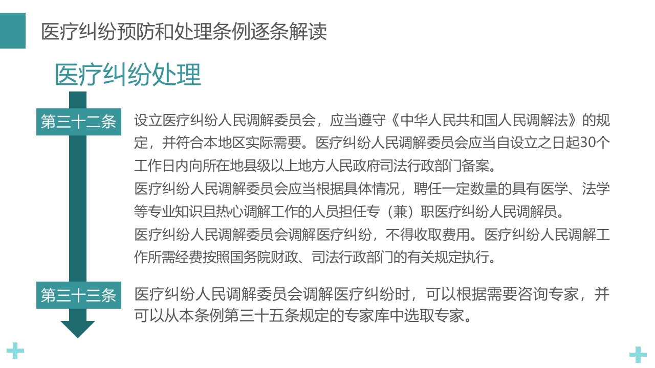 医疗纠纷预防和处理条例PPT课件36