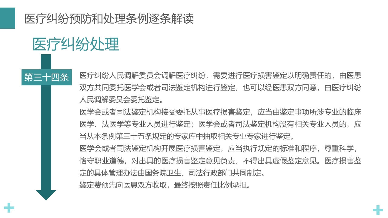 医疗纠纷预防和处理条例PPT课件37